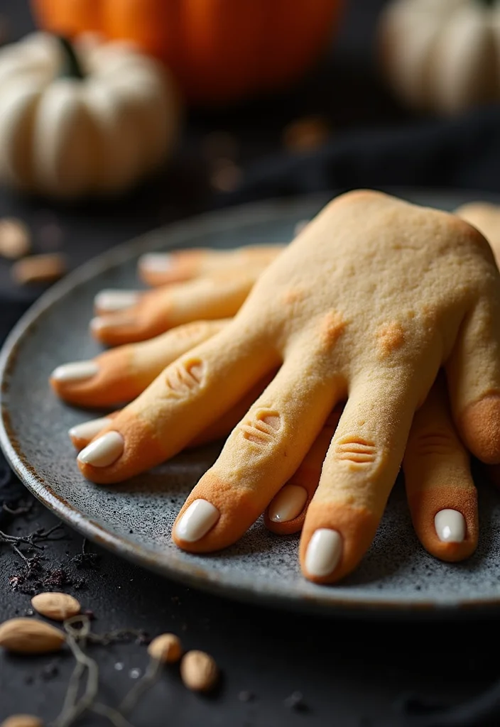 10 Halloween Dinner Recipes Fun and Festive - 9. Witch's Finger Cookies