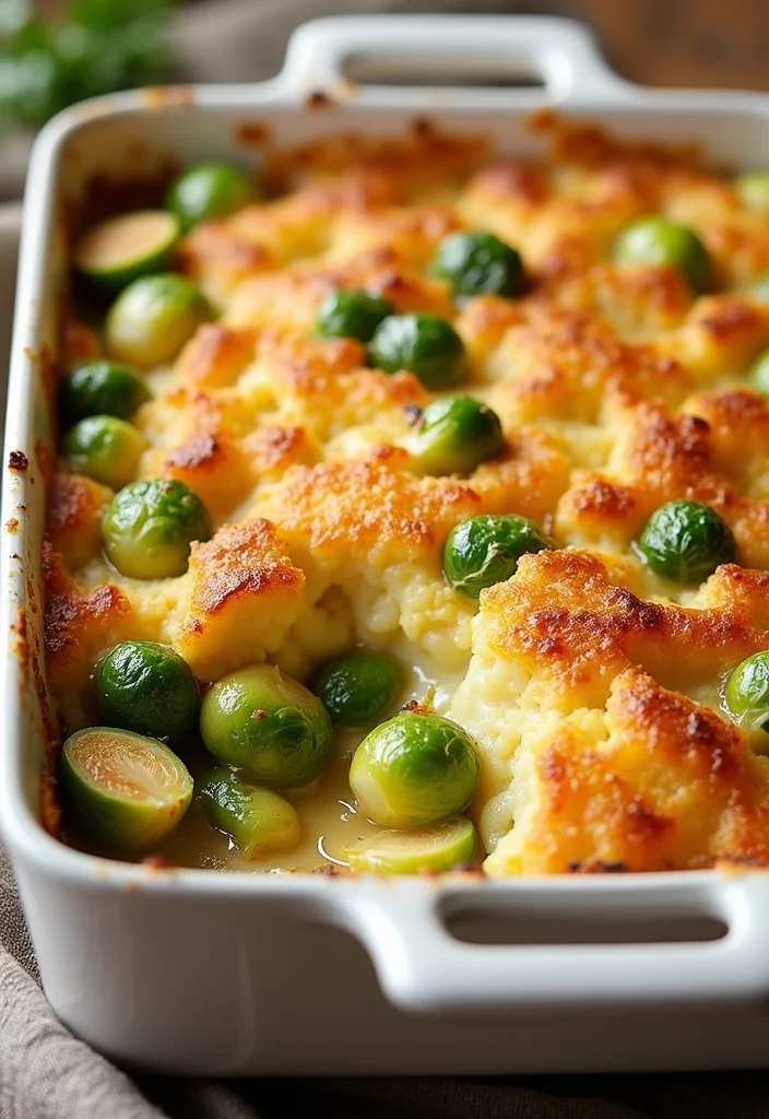 10 Healthy Brussels Sprout Recipes for Easy Sides - 4. Creamy Brussels Sprout and Potato Casserole
