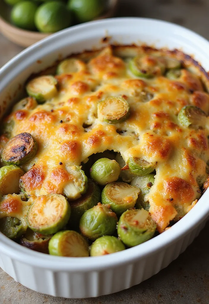 10 Healthy Brussels Sprout Recipes for Easy Sides - 8. Brussels Sprouts Gratin
