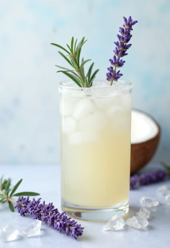 10 Healthy Drink Recipes for Daily Wellness - 10. Coconut Lavender Refresher
