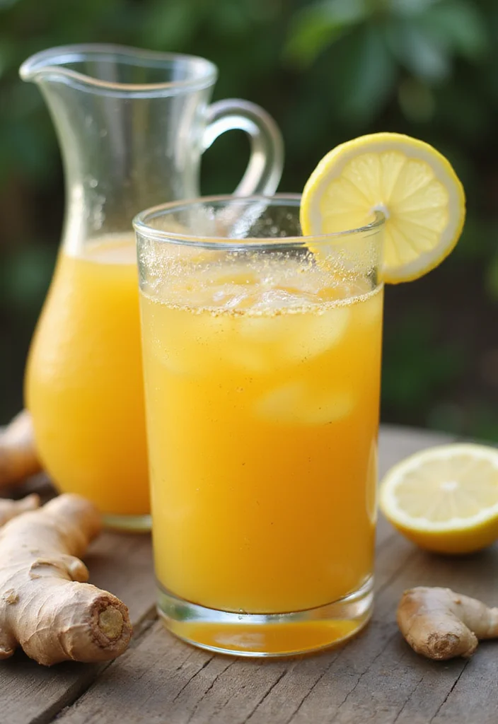 10 Healthy Drink Recipes for Daily Wellness - 8. Spicy Ginger Lemonade