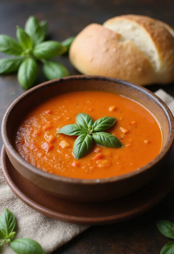 10 Healthy Dutch Oven Recipes for Cozy Meals - 2. Creamy Tomato Basil Soup