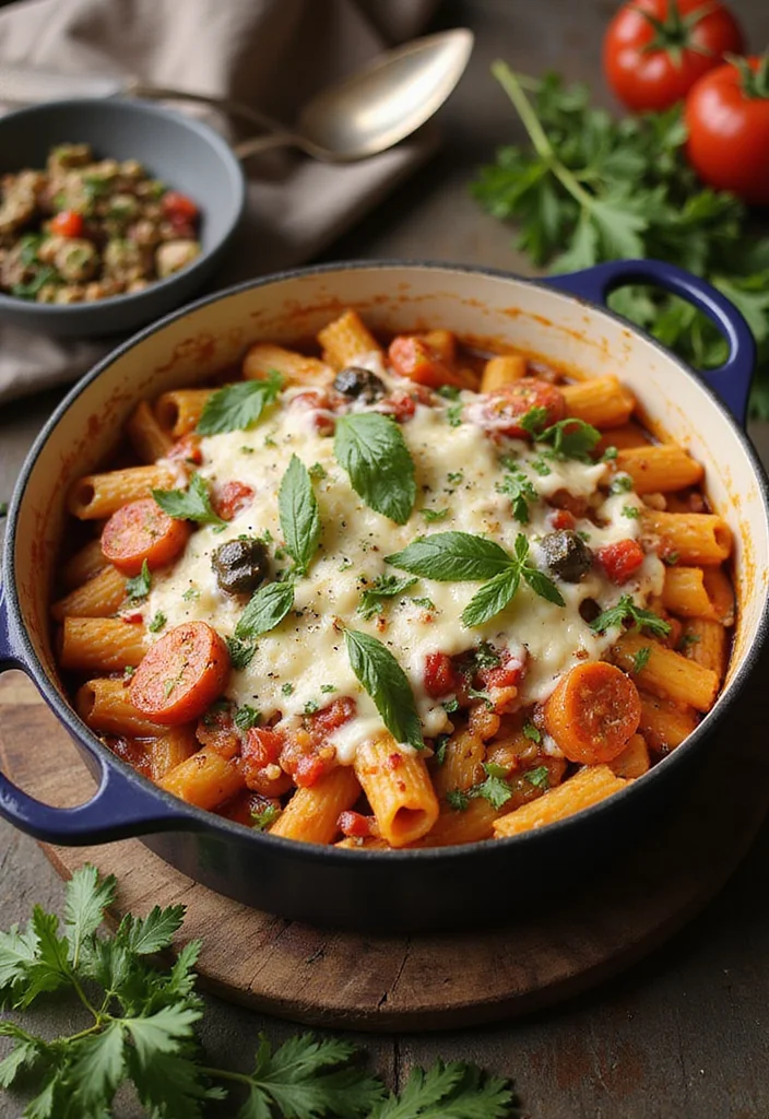 10 Healthy Dutch Oven Recipes for Cozy Meals - 8. Mediterranean Pasta Bake