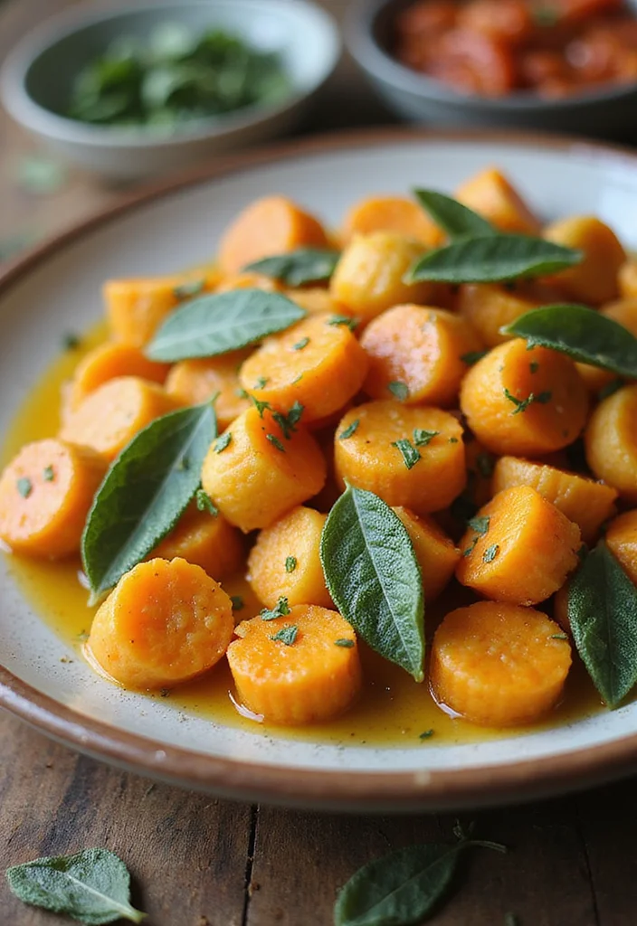 10 Healthy Gnocchi Recipes for Light Comfort - 2. Sweet Potato Gnocchi with Sage Butter