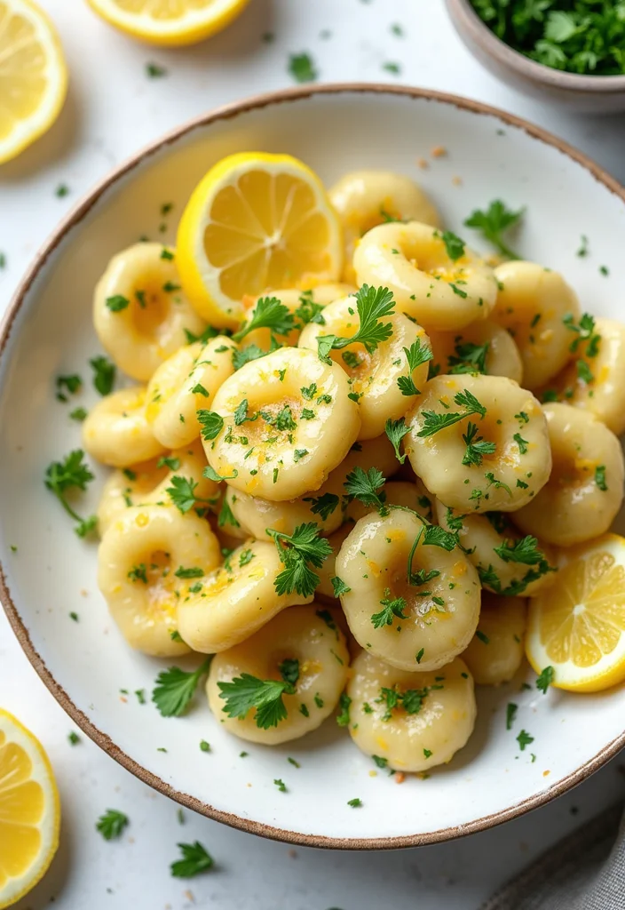 10 Healthy Gnocchi Recipes for Light Comfort - 6. Lemon Herb Gnocchi