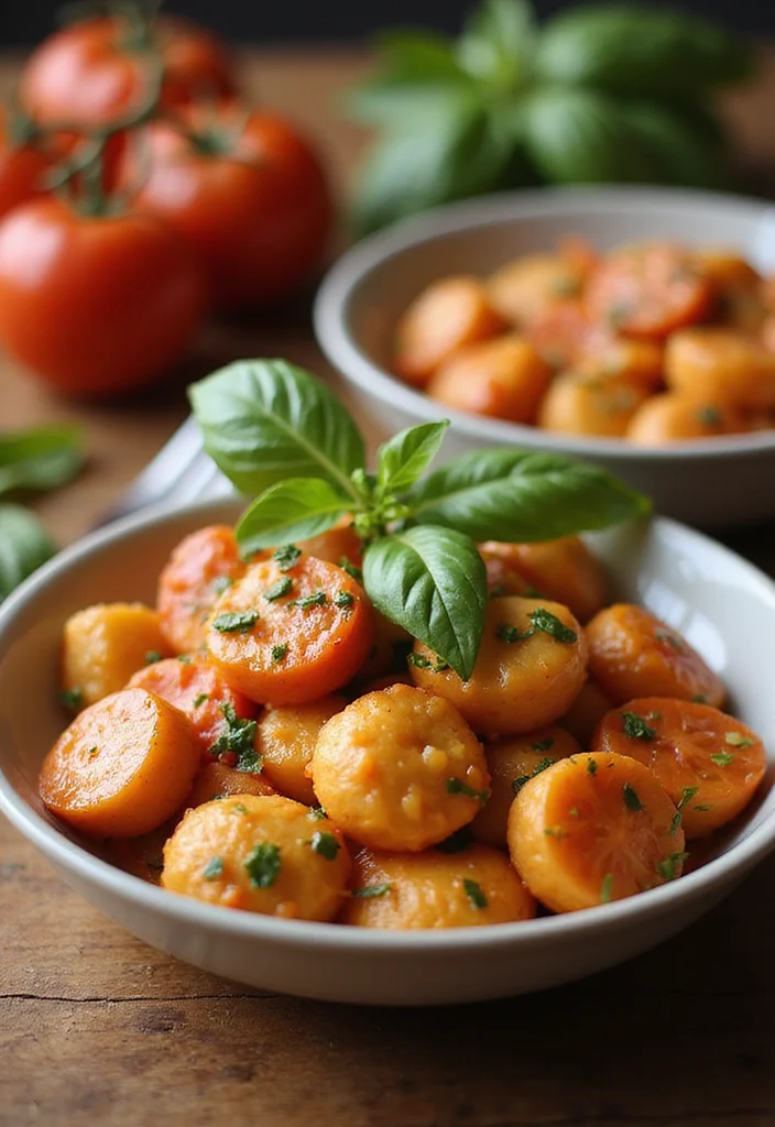 10 Healthy Gnocchi Recipes for Light Comfort - 7. Creamy Tomato Basil Gnocchi
