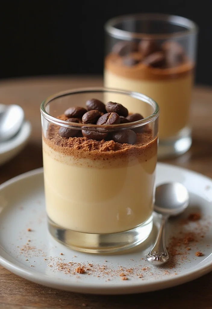 10 Heavy Cream Dessert Recipes Rich and Smooth - 10. Espresso Panna Cotta