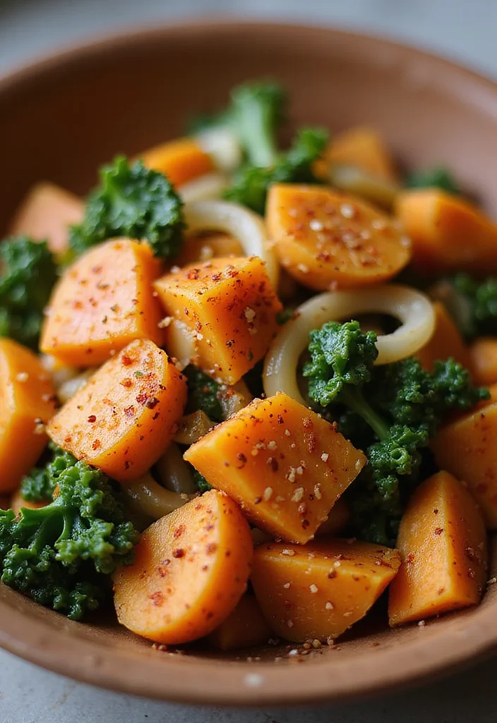 10 Kale Dinner Recipes for Nutritious Meals - 4. Kale and Sweet Potato Hash