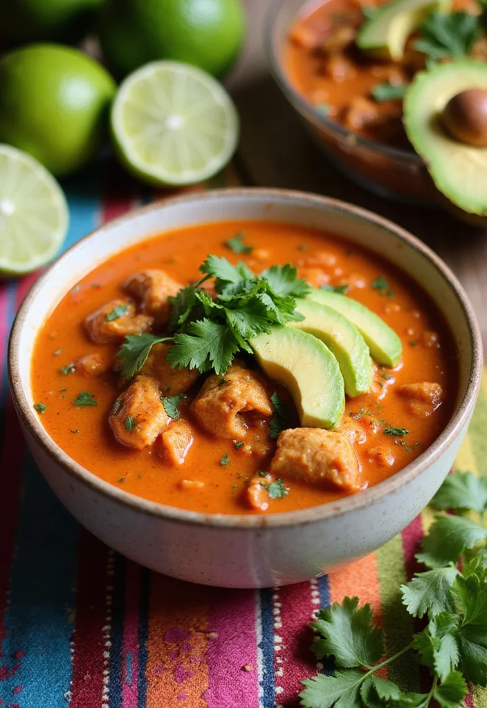 10 Keto Chicken Soup Recipes for Comfort and Ease - 2. Spicy Chicken Tortilla Soup