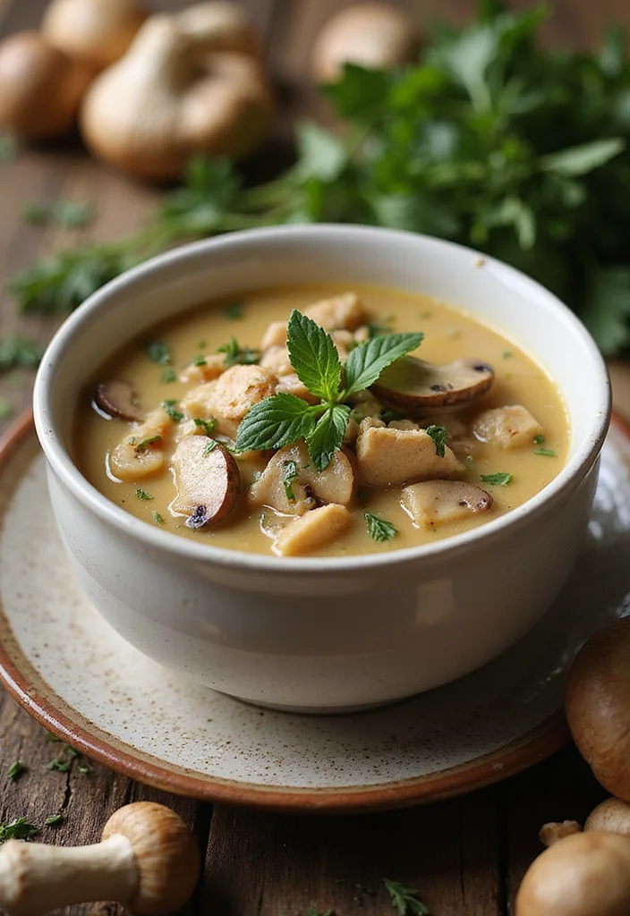 10 Keto Chicken Soup Recipes for Comfort and Ease - 6. Chicken and Mushroom Soup