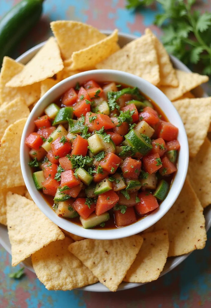 10 Keto Cucumber Recipes Light and Refreshing - 8. Spicy Cucumber Tomato Salsa