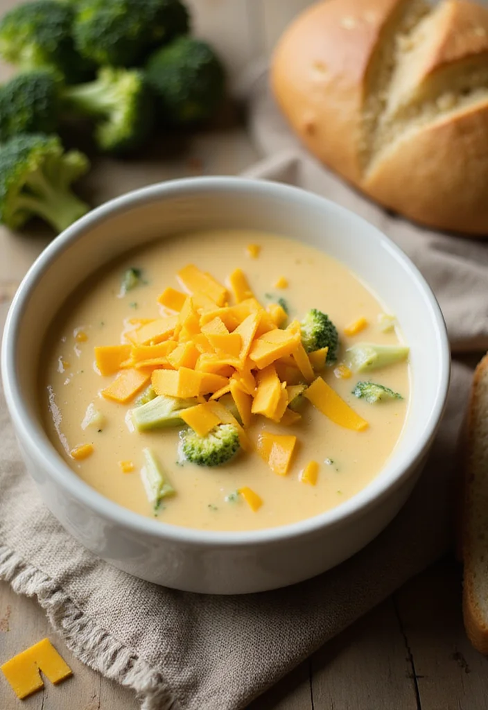 10 Keto Vegetable Soup Recipes for Simple Warm Bowls - 4. Creamy Broccoli Cheese Soup