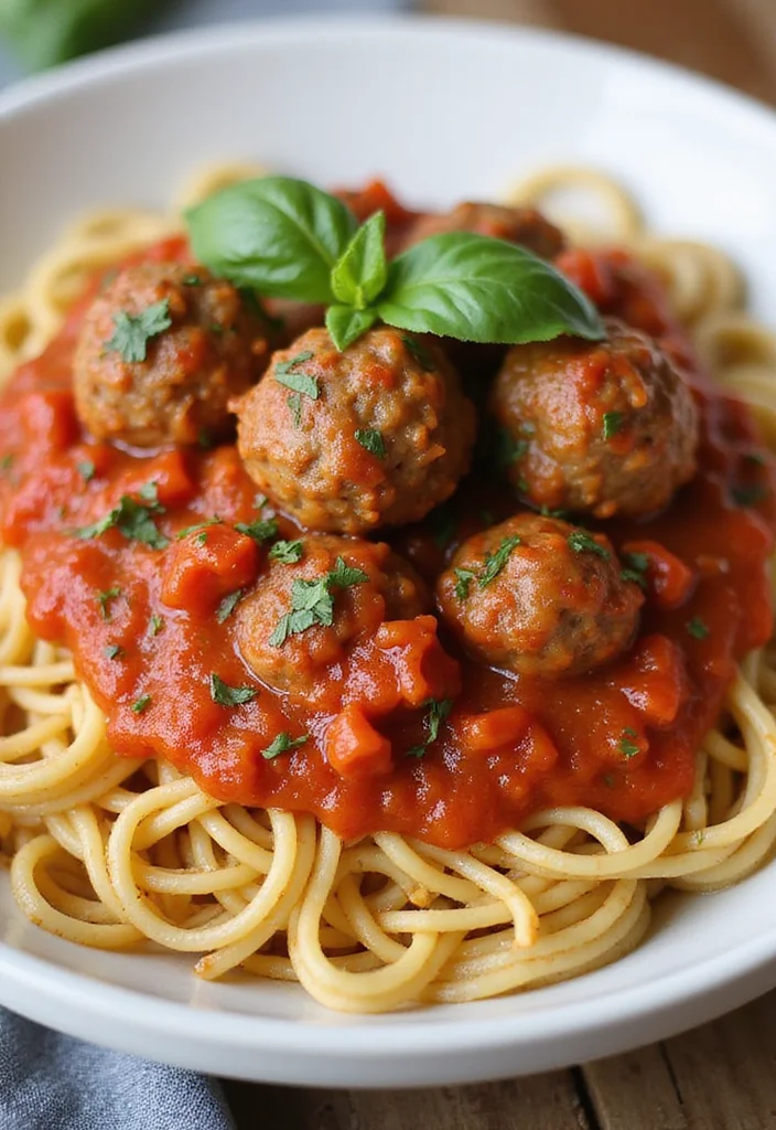 10 Keto Zoodle Recipes for Light Pasta Style Meals - 3. Marinara Zoodles with Turkey Meatballs