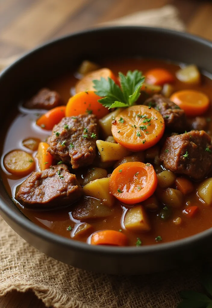 10 Low FODMAP Dinner Recipes for Gentle Eating - 3. Hearty Beef and Vegetable Stew
