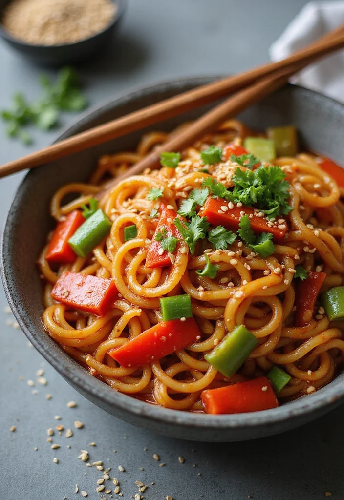 10 Vegan Chinese Recipes for Easy Flavorful Meals - 7. Spicy Szechuan Noodles