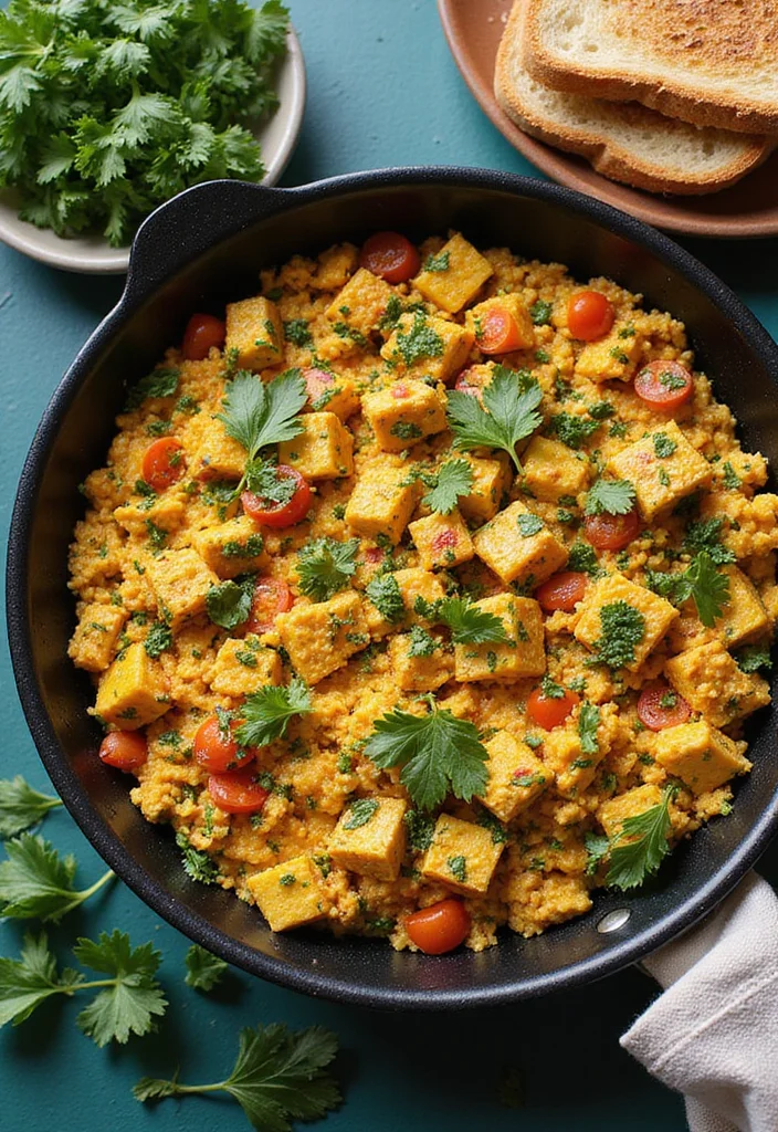 10 Vegan Egg Style Recipes for Simple Plant Based Eating - 1. Tofu Scramble