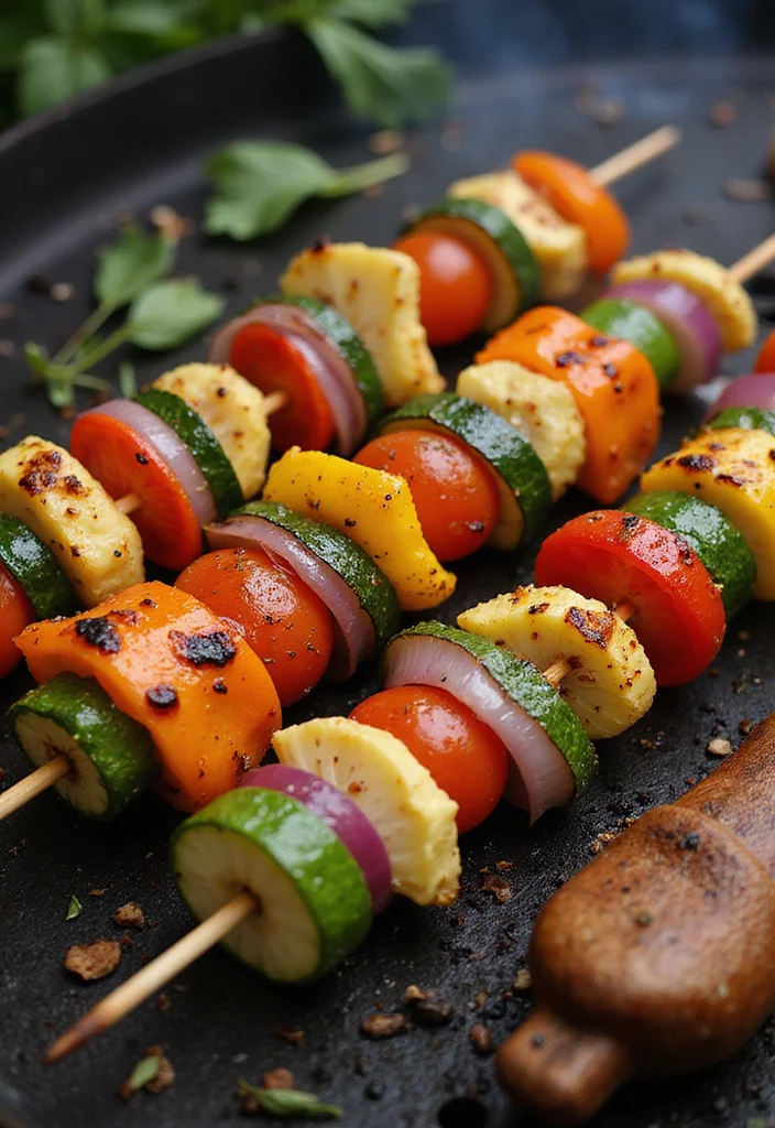 10 Vegan Grilled Recipes for Fresh Seasonal Meals - 1. Grilled Vegetable Skewers