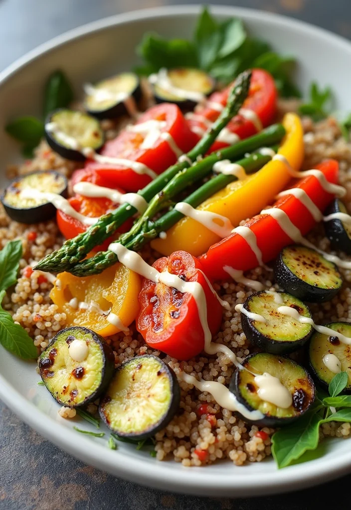 10 Vegan Grilled Recipes for Fresh Seasonal Meals - 6. Grilled Vegetable and Quinoa Bowl