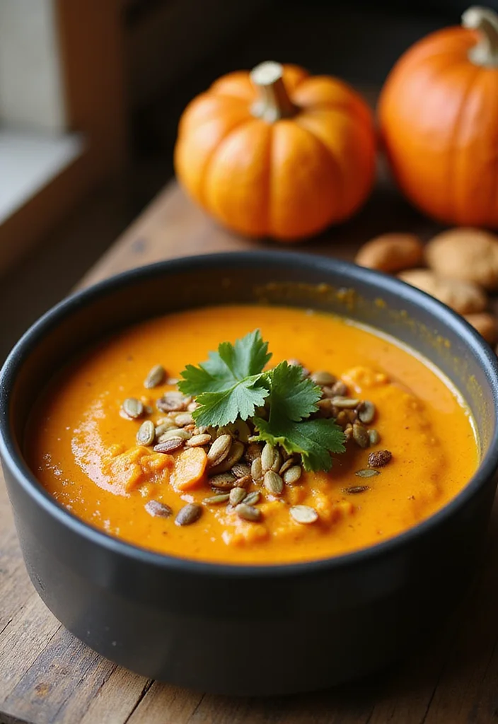 10 Vegan Thai Curry Recipes Warm and Aromatic - 9. Spicy Pumpkin Thai Curry