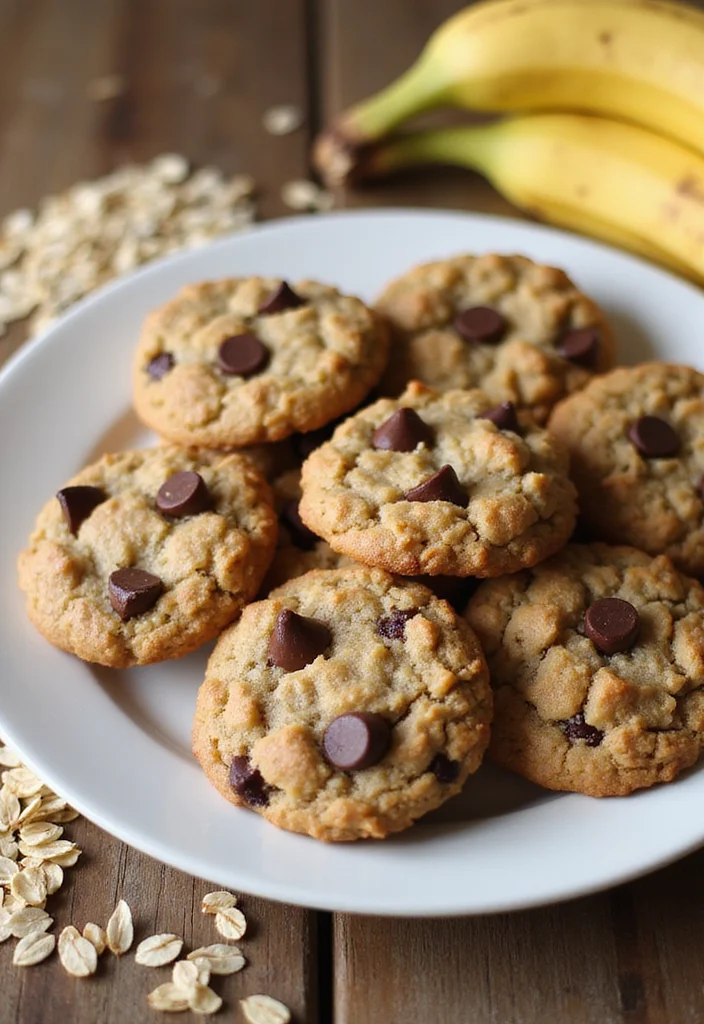10 Weight Watchers Dessert Recipes: Smart and Tasty - 3. Banana Oatmeal Cookies