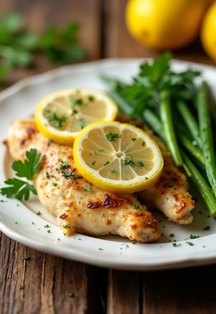 12 Best Quick Dinner Recipes Ready Fast - 1. One-Pan Lemon Garlic Chicken