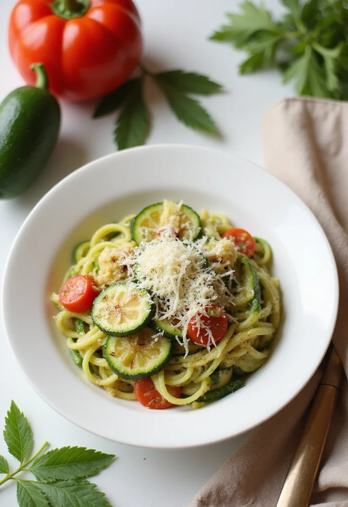 12 Best Quick Dinner Recipes Ready Fast - 4. Zucchini Noodle Primavera