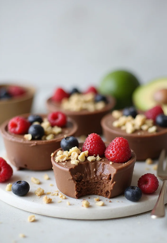 12 Dessert Cup Recipes Simple and Pretty - 2. Chocolate Avocado Mousse Cups