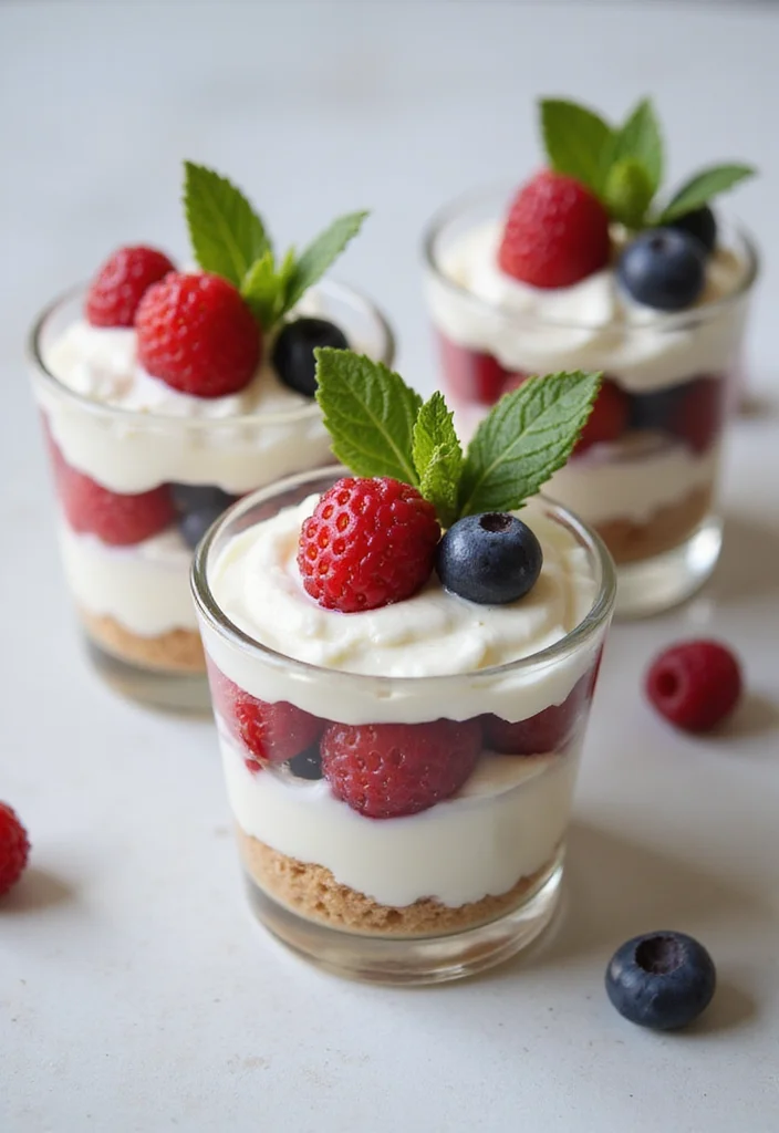 12 Dessert Cup Recipes Simple and Pretty - 3. Berry Coconut Cream Cups