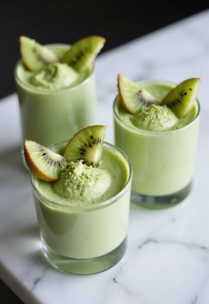 12 Dessert Cup Recipes Simple and Pretty - 4. Matcha Green Tea Cups