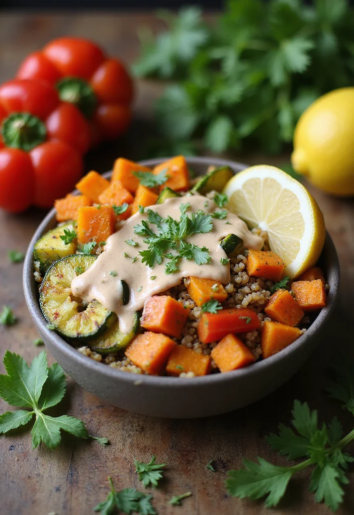 12 Dinner Bowl Recipes for Easy Balanced Eating - 1. Quinoa and Roasted Vegetable Bowl