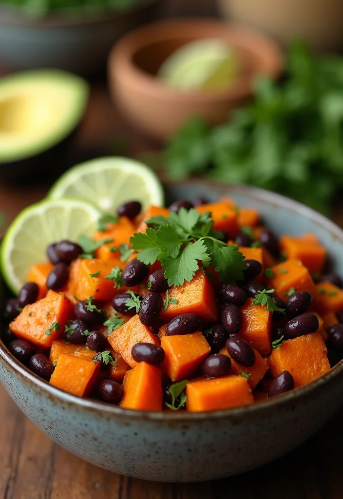 12 Dinner Bowl Recipes for Easy Balanced Eating - 3. Sweet Potato and Black Bean Bowl