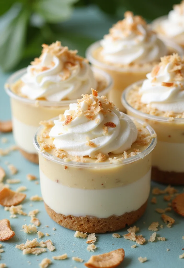 12 Easy Thanksgiving Dessert Recipes for Busy Cooks - 9. Coconut Cream Pie Cups
