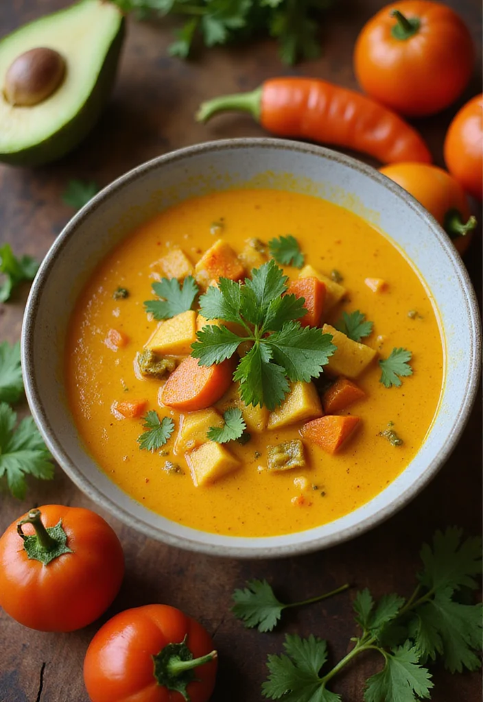 12 Fresh Dinner Recipes Light and Flavorful - 12. Coconut Curry Vegetable Soup