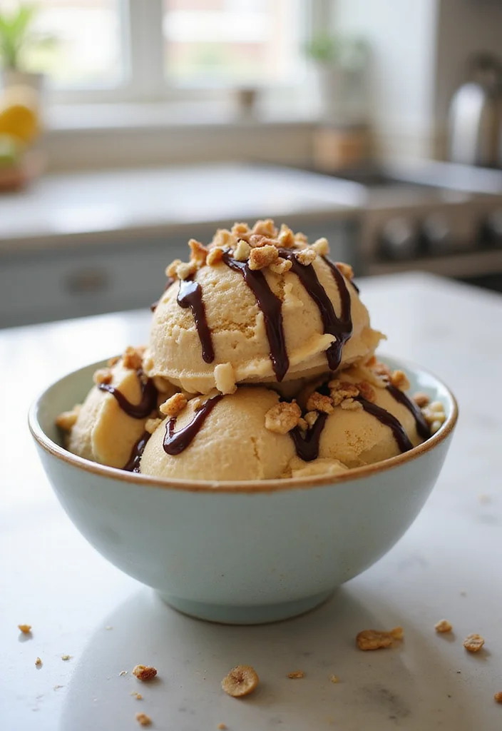 12 Fun and Easy Vegan Ice Cream Dessert Recipes - 6. Peanut Butter Banana Ice Cream
