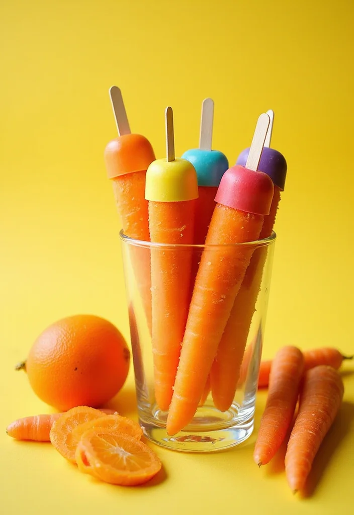 12 Healthy Carrot Recipes for Bright Everyday Eating - 12. Carrot Popsicles