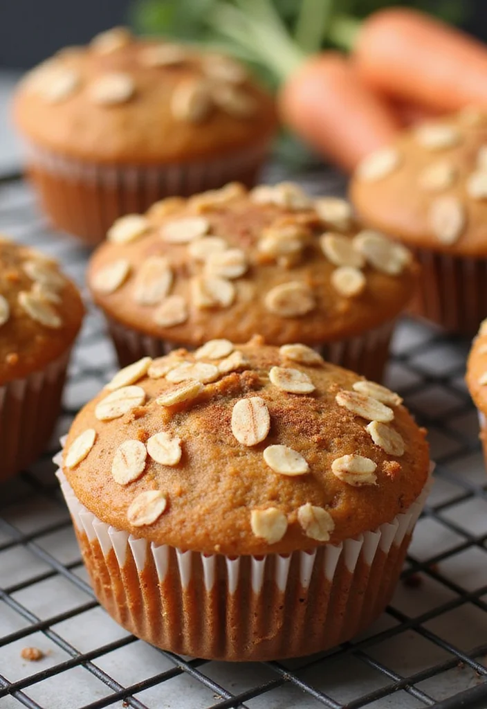 12 Healthy Carrot Recipes for Bright Everyday Eating - 2. Carrot Muffins with Oats