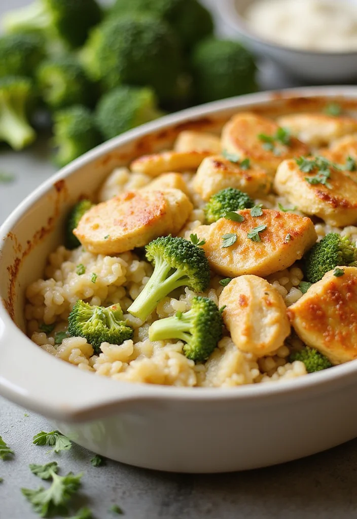 12 Healthy Dinner Casserole Recipes for Busy Nights - 3. Chicken and Broccoli Rice Casserole