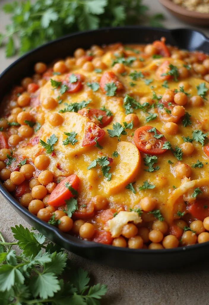 12 Healthy Dinner Casserole Recipes for Busy Nights - 8. Mediterranean Chickpea Casserole