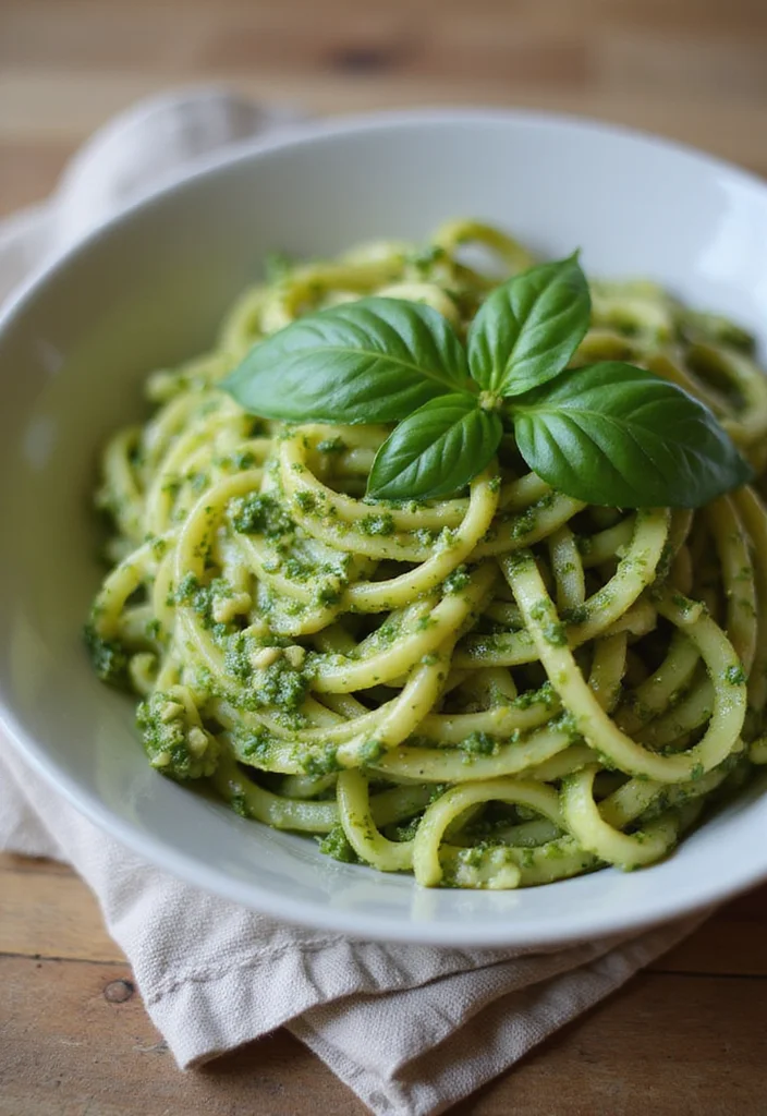 12 Healthy Italian Recipes: Simple and Flavorful - 1. Zucchini Noodles with Pesto