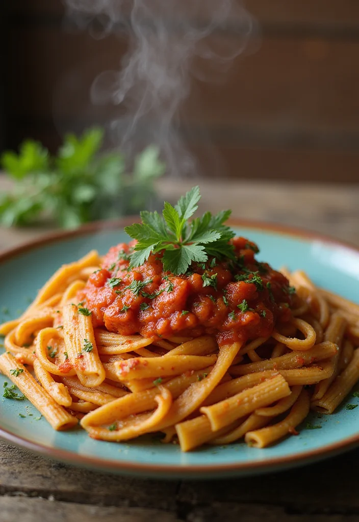 12 Healthy Italian Recipes: Simple and Flavorful - 2. Whole Wheat Penne Arrabbiata