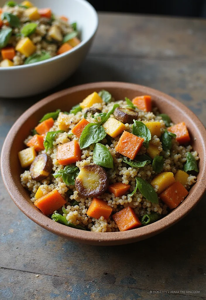 12 Healthy Quinoa Recipes for Everyday Meals - 7. Quinoa and Roasted Vegetable Salad