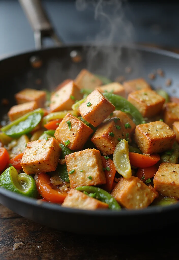 12 Healthy Stir Fry Recipes Fresh and Fast - 4. Spicy Tofu and Vegetable Stir Fry