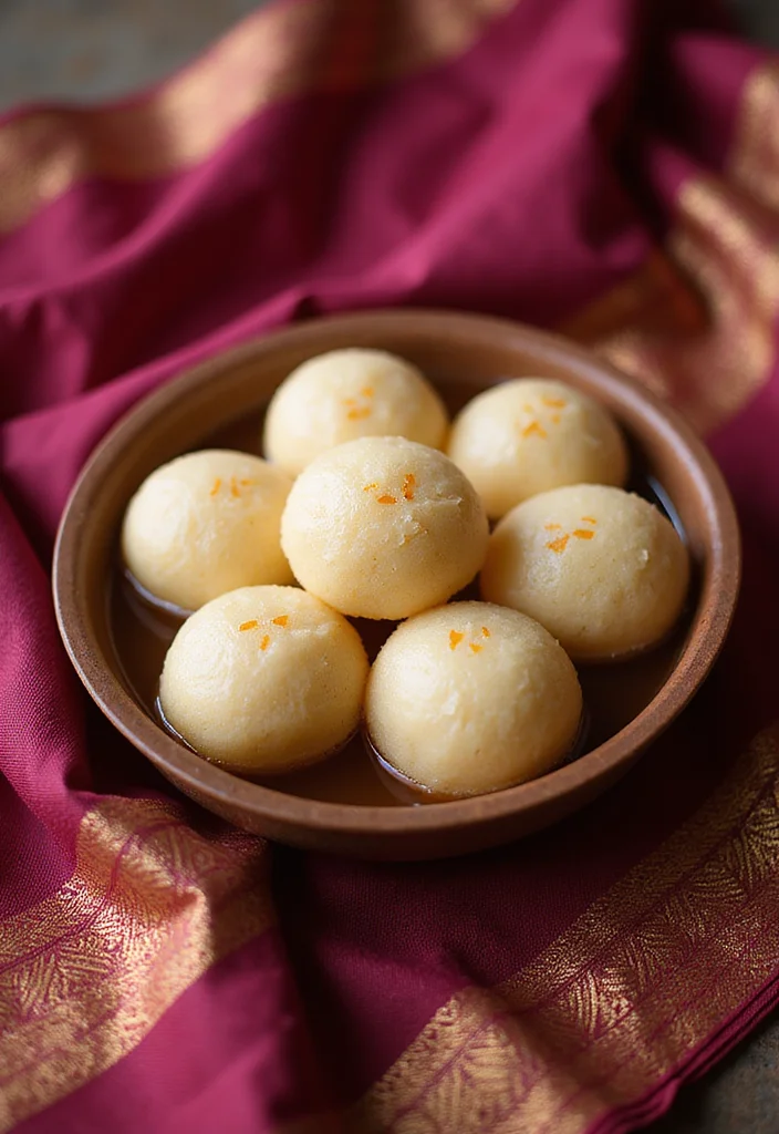 12 Indian Dessert Recipes with Classic Sweet Flavors - 6. Rasgulla