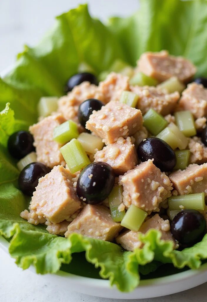 12 Keto Friendly Salad Recipes for Fresh Eating - 10. Tuna Salad with Olives