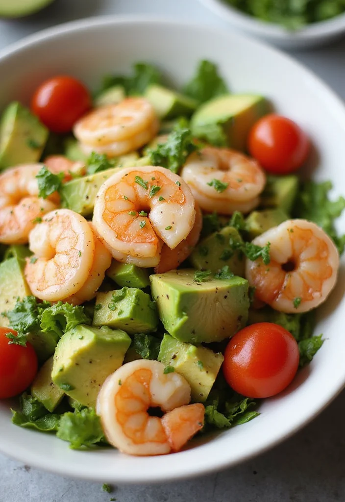 12 Keto Friendly Salad Recipes for Fresh Eating - 12. Shrimp Avocado Salad