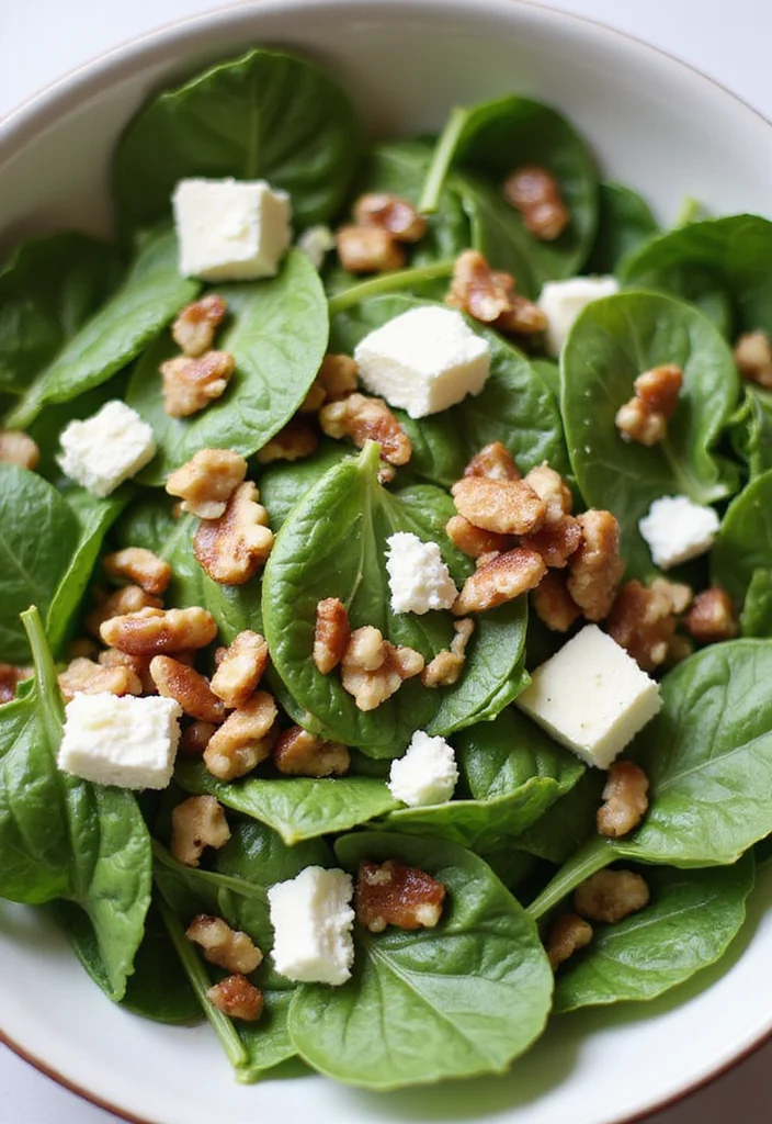 12 Keto Friendly Salad Recipes for Fresh Eating - 2. Spinach Feta Salad