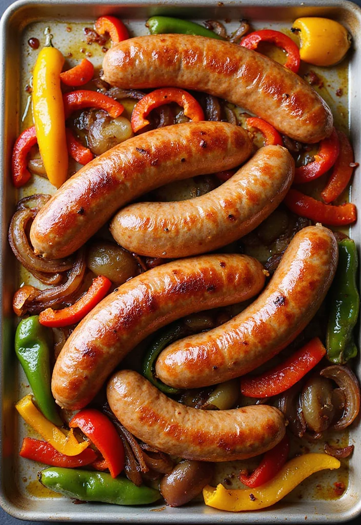 12 Keto Sheet Pan Recipes for Fast No Fuss Dinners - 2. Italian Sausage and Peppers