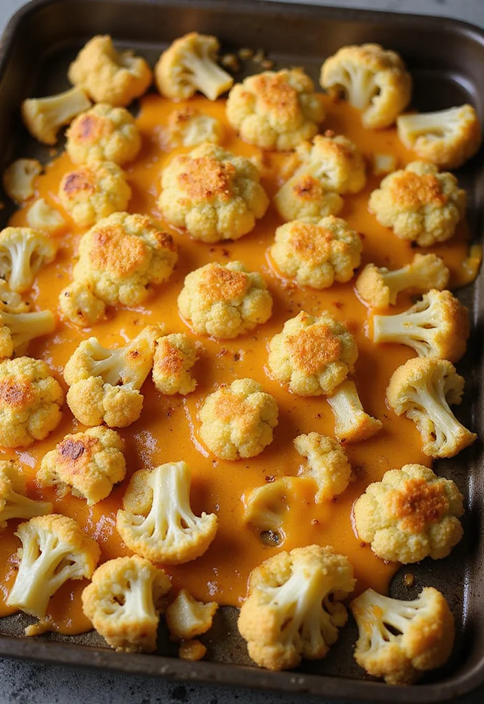 12 Keto Sheet Pan Recipes for Fast No Fuss Dinners - 6. Cheesy Cauliflower Bake
