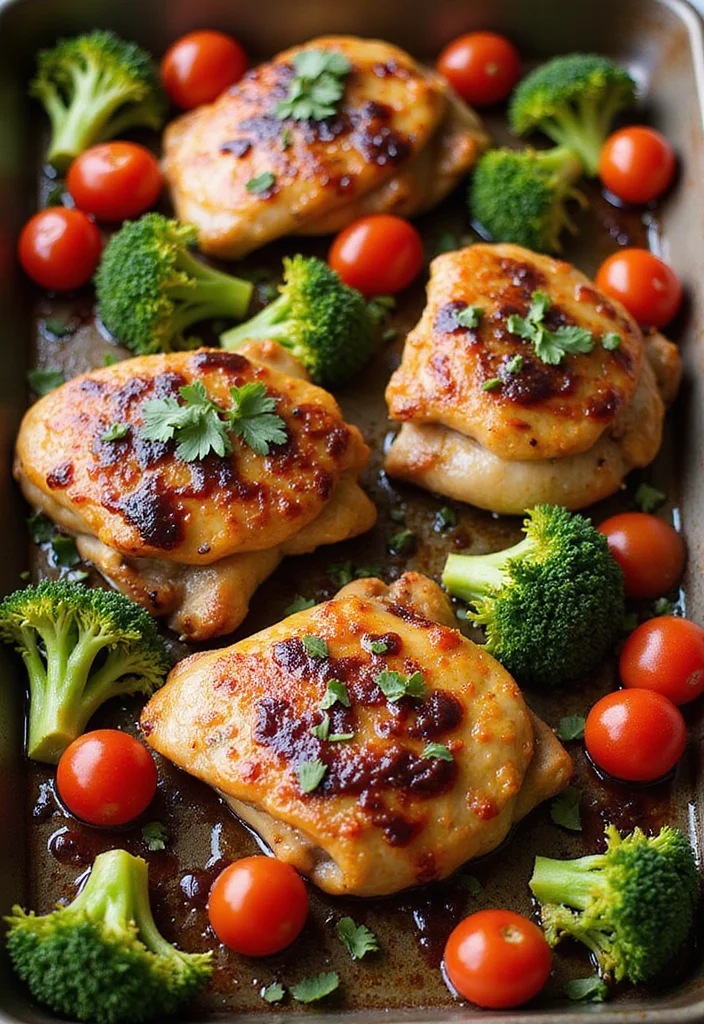 12 Keto Sheet Pan Recipes for Fast No Fuss Dinners - 7. Balsamic Chicken and Vegetables