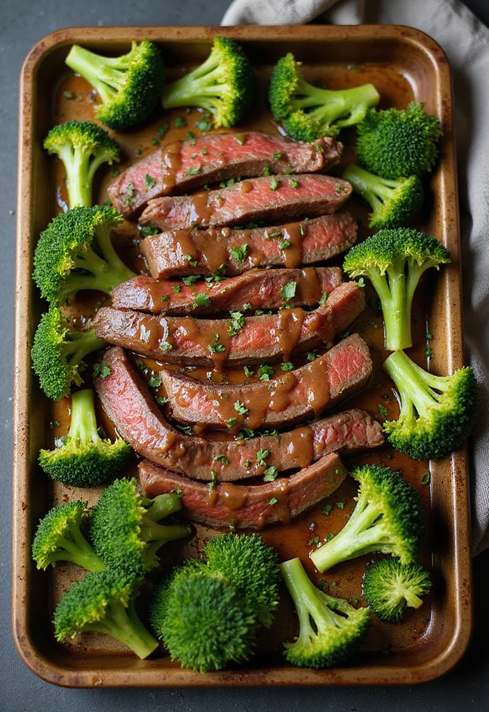 12 Keto Sheet Pan Recipes for Fast No Fuss Dinners - 9. One-Pan Beef and Broccoli Stir-Fry